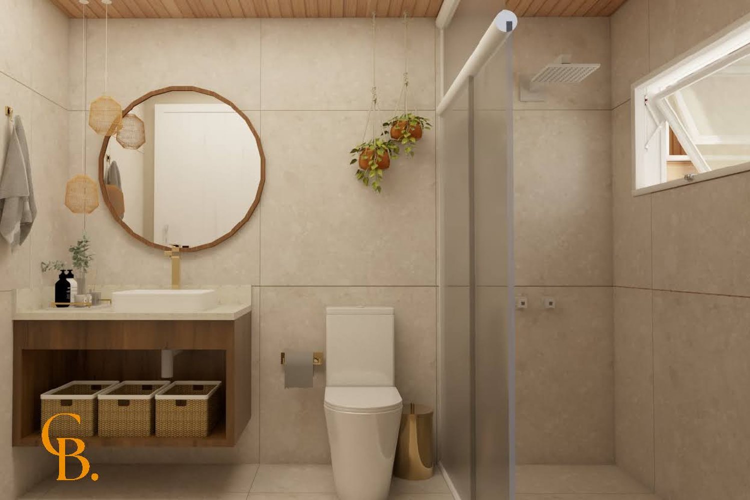 Render interno — banheiro